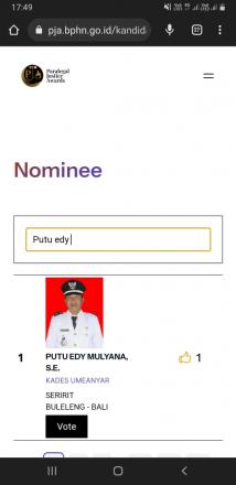 Voting Perbekel Umeanyar
